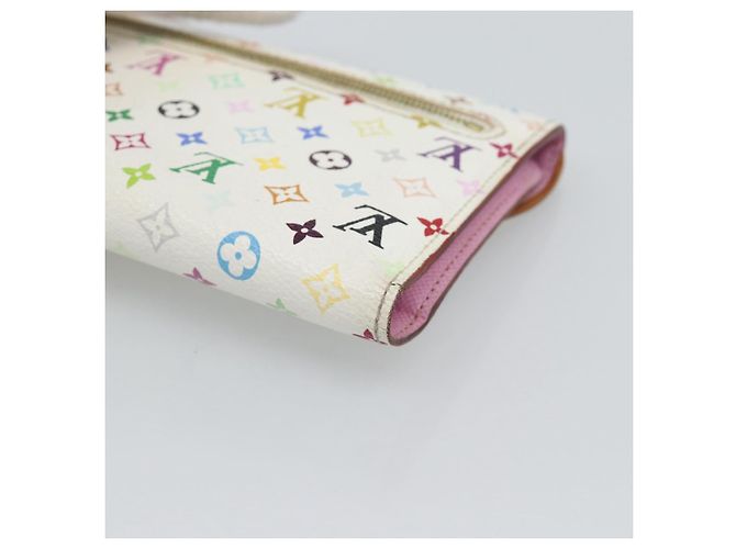 LOUIS VUITTON Portafoglio Long Eugenie M60053 Multicolor LV Auth 194960A Bianco - vista 15
