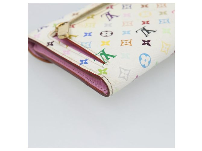 LOUIS VUITTON Portafoglio Long Eugenie M60053 Multicolor LV Auth 194960A Bianco - vista 16