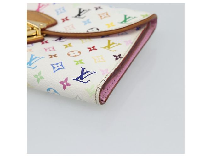 LOUIS VUITTON Portafoglio Long Eugenie M60053 Multicolor LV Auth 194960A Bianco - vista 7