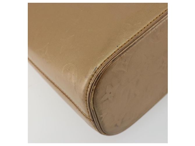 LOUIS VUITTON Monogram Mat Sutter Schultertasche Beige M55167 LV Auth ka5576 - Ansicht 13