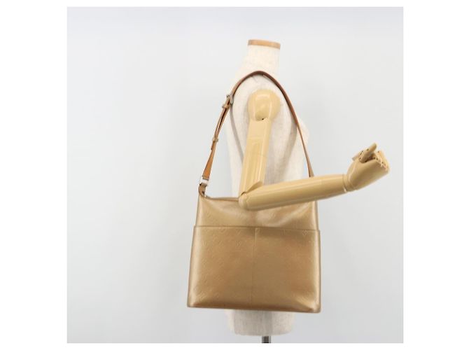 LOUIS VUITTON Monogram Mat Sutter Schultertasche Beige M55167 LV Auth ka5576 - Ansicht 24