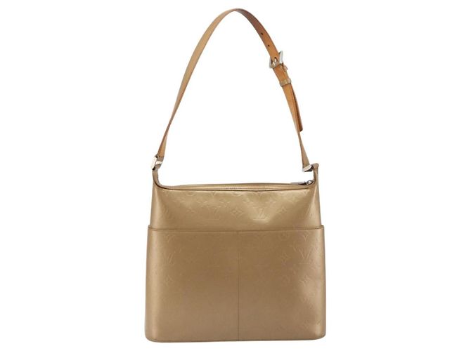 LOUIS VUITTON Monogram Mat Sutter Schultertasche Beige M55167 LV Auth ka5576 - Ansicht 3
