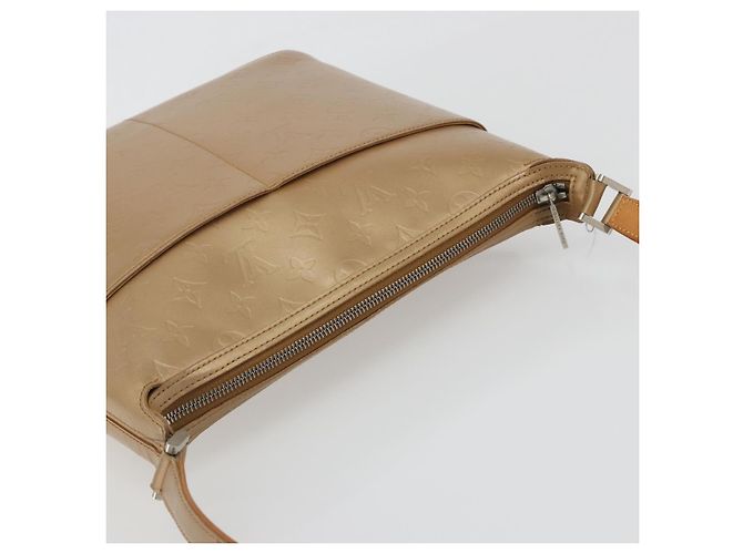 LOUIS VUITTON Monogram Mat Sutter Schultertasche Beige M55167 LV Auth ka5576 - Ansicht 6