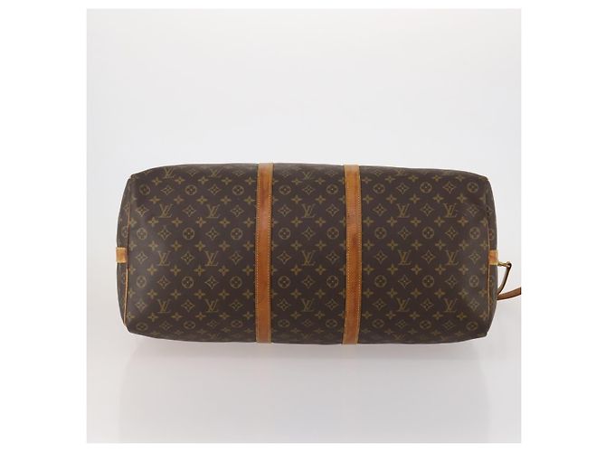 LOUIS VUITTON Monogram Keepall Bandouliere 60 Boston Bag M41412 LV Auth 191323 Monogramma - vista 11
