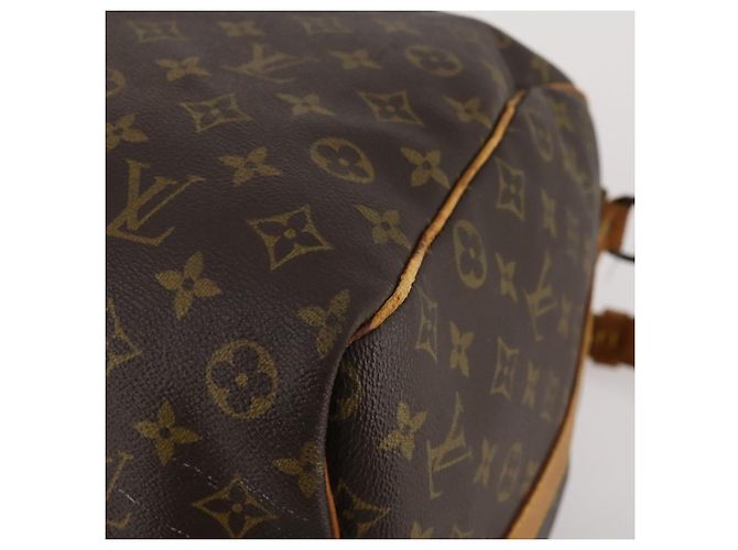 LOUIS VUITTON Monogram Keepall Bandouliere 60 Boston Bag M41412 LV Auth 191323 Monogramma - vista 12