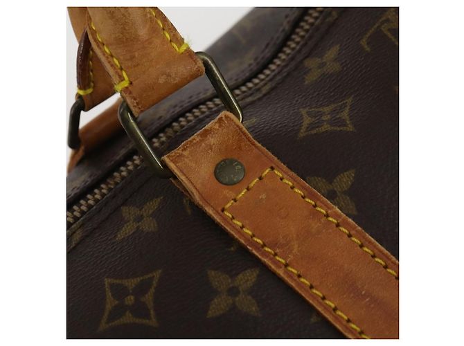 LOUIS VUITTON Monogram Keepall Bandouliere 60 Boston Bag M41412 LV Auth 191323 Monogramma - vista 16