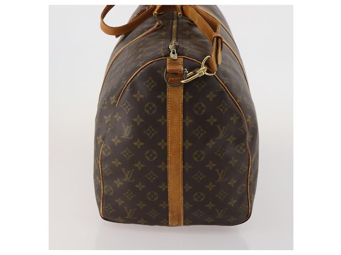 LOUIS VUITTON Monogram Keepall Bandouliere 60 Boston Bag M41412 LV Auth 191323 Monogramma - vista 4
