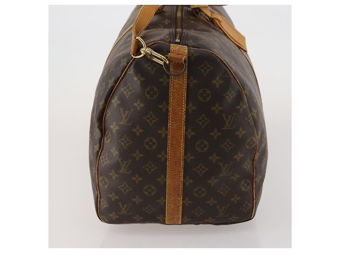 LOUIS VUITTON Monogram Keepall Bandouliere 60 Boston Bag M41412 LV Auth 191323 Monogramma - vista 5