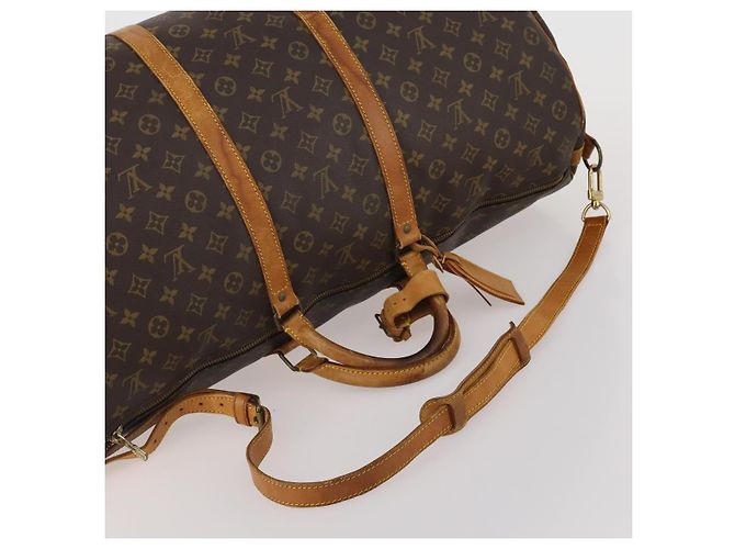 LOUIS VUITTON Monogram Keepall Bandouliere 60 Boston Bag M41412 LV Auth 191323 Monogramma - vista 7