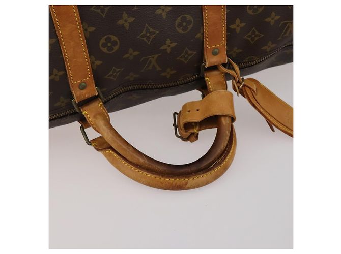 LOUIS VUITTON Monogram Keepall Bandouliere 60 Boston Bag M41412 LV Auth 191323 Monogramma - vista 9
