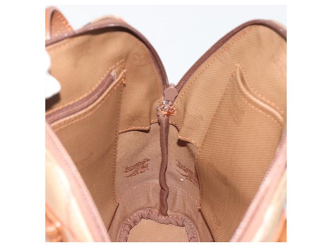 Borsa a Spalla Burberrys Nova Check in Tela Beige Marrone Auth 194078A - vista 17