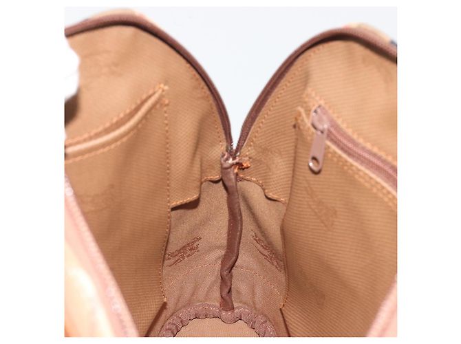 Borsa a Spalla Burberrys Nova Check in Tela Beige Marrone Auth 194078A - vista 18