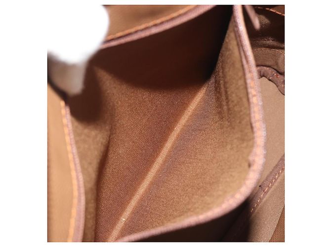 Borsa a Spalla Burberrys Nova Check in Tela Beige Marrone Auth 194078A - vista 20