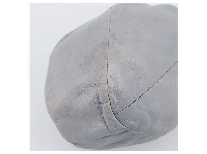 LOEWE Handtasche aus Leder Hellblau Auth 194900 - Ansicht 15