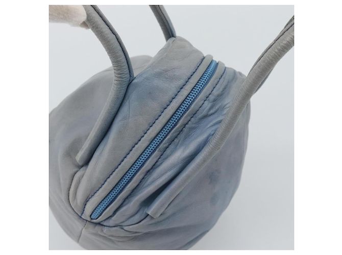 LOEWE Handtasche aus Leder Hellblau Auth 194900 - Ansicht 6