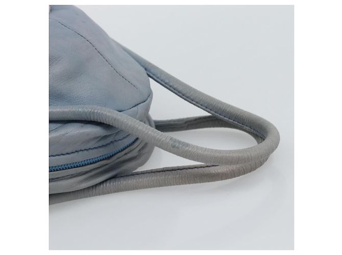 LOEWE Handtasche aus Leder Hellblau Auth 194900 - Ansicht 7
