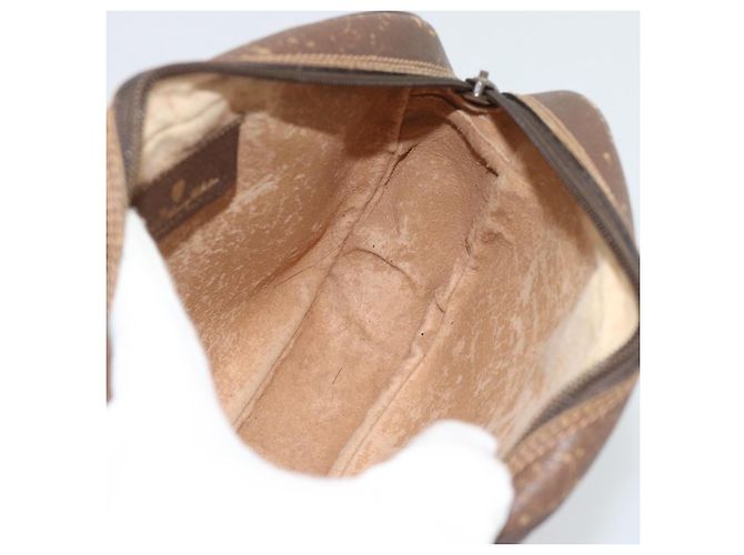 Clutch GUCCI GG Supreme Web Sherry Line in PVC Beige 156 01 034 Auth ka5569 - vista 17