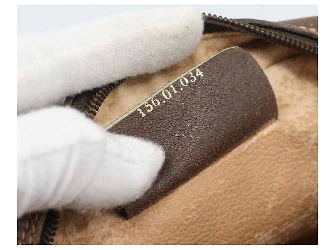 Clutch GUCCI GG Supreme Web Sherry Line in PVC Beige 156 01 034 Auth ka5569 - vista 19