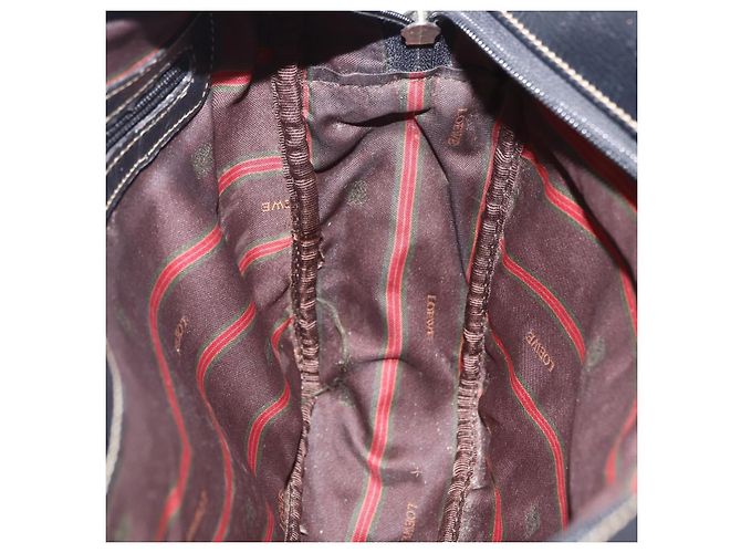 Borsa a Spalla LOEWE in Pelle Nera e Oro Auth bs36681 Nero D'oro - vista 18