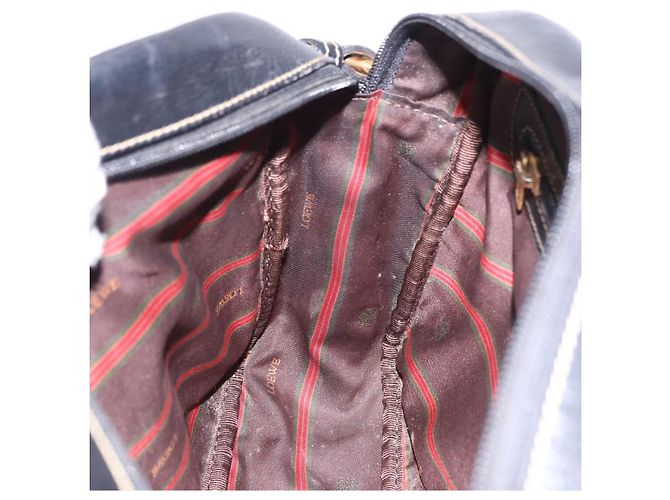Borsa a Spalla LOEWE in Pelle Nera e Oro Auth bs36681 Nero D'oro - vista 19