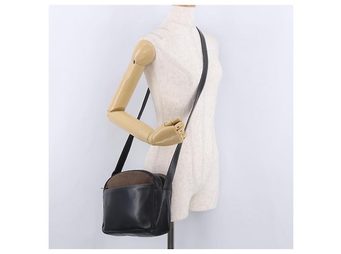 Borsa a Spalla LOEWE in Pelle Nera e Oro Auth bs36681 Nero D'oro - vista 24