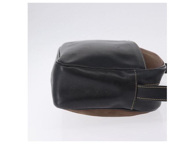 Borsa a Spalla LOEWE in Pelle Nera e Oro Auth bs36681 Nero D'oro - vista 3