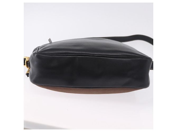 Borsa a Spalla LOEWE in Pelle Nera e Oro Auth bs36681 Nero D'oro - vista 5
