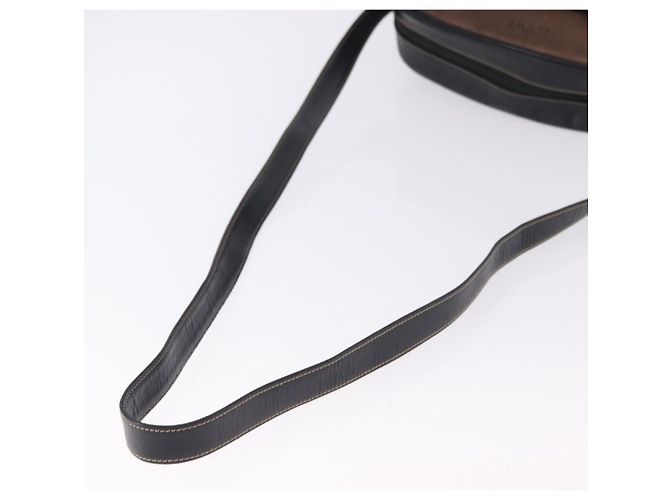 Borsa a Spalla LOEWE in Pelle Nera e Oro Auth bs36681 Nero D'oro - vista 7