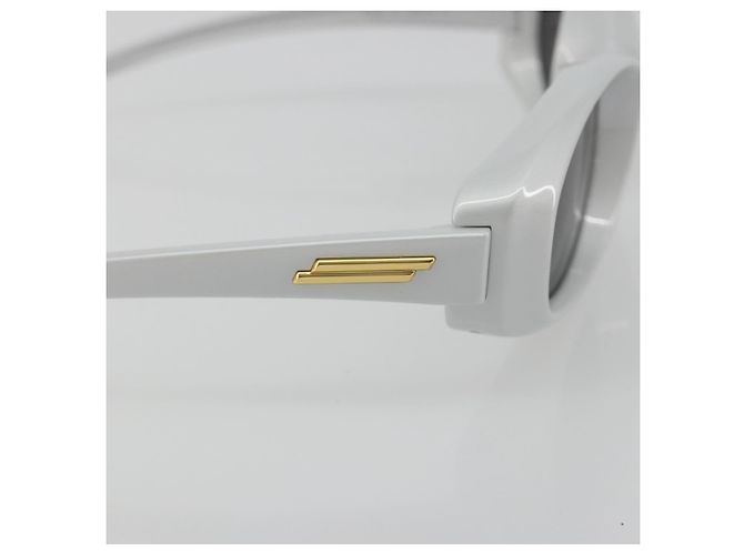 Occhiali da sole BOTTEGA VENETA in plastica argento Auth BA14136 - vista 8