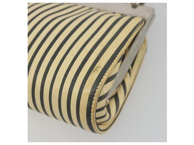 Borsa a Spalla LOEWE in Pelle Bianca Argento Auth 193364 Bianco - vista 15