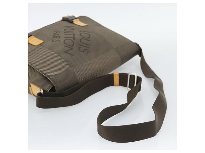 LOUIS VUITTON Borsa a spalla Damier Geant Roux Tail M93077 LV Auth 190999 - vista 7