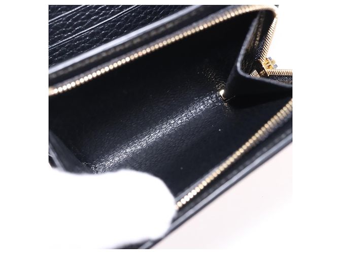 Portafoglio GUCCI GG Supreme in PVC e Pelle Beige Oro 598587 Auth 193589M D'oro - vista 17