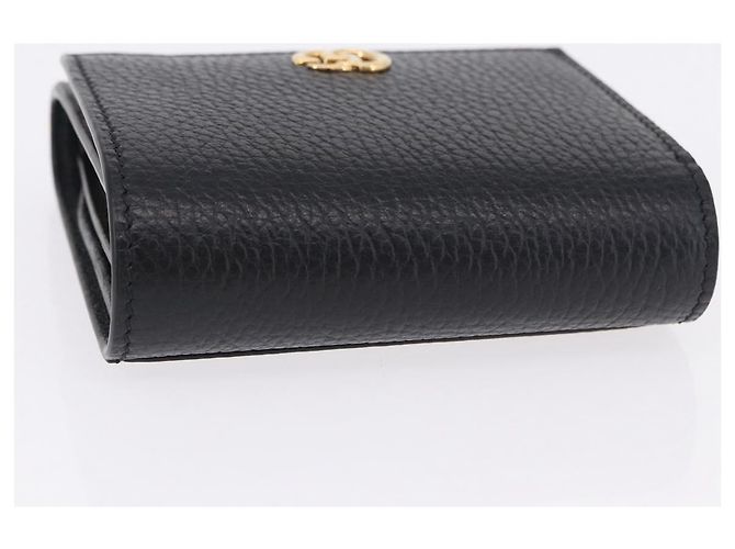 Portafoglio GUCCI GG Supreme in PVC e Pelle Beige Oro 598587 Auth 193589M D'oro - vista 6