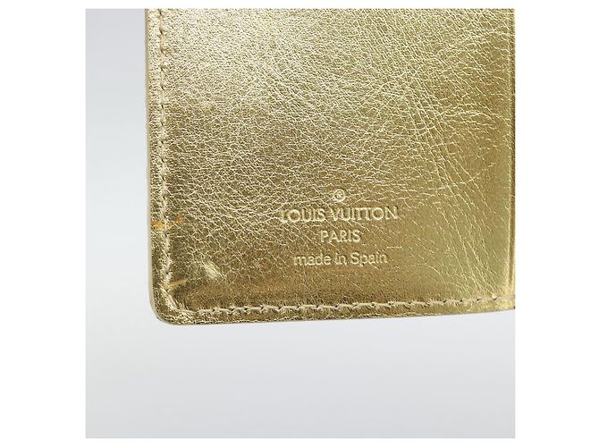 LOUIS VUITTON Suhari Agenda Partonaire PM Day Planner Cover R21048 Auth 195589V Dourado - vista 12