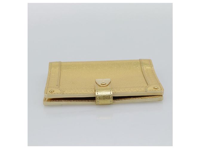 LOUIS VUITTON Suhari Agenda Partonaire PM Day Planner Cover R21048 Auth 195589V Dourado - vista 4