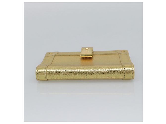 LOUIS VUITTON Suhari Agenda Partonaire PM Day Planner Cover R21048 Auth 195589V Dourado - vista 5