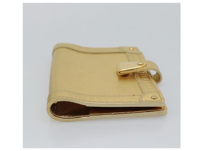 LOUIS VUITTON Suhari Agenda Partonaire PM Day Planner Cover R21048 Auth 195589V Dourado - vista 7