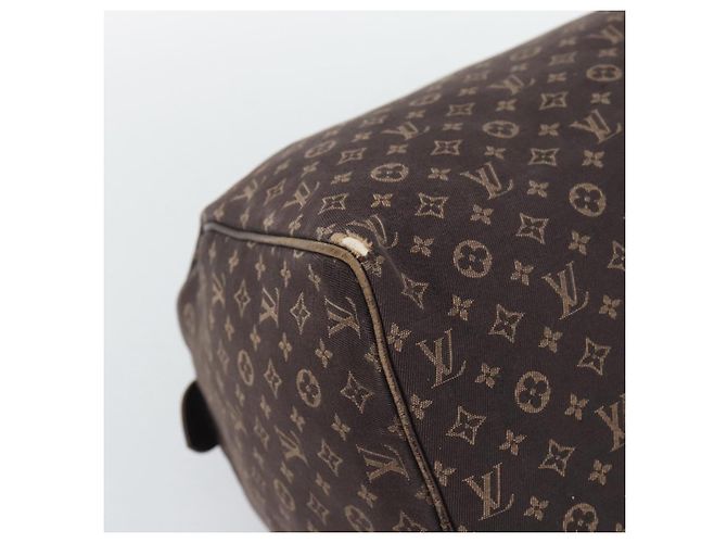 LOUIS VUITTON Monogram Mini Lin Speedy 30 Tasche Braun Ebene M95224 LV Auth gh2314 Damier ebene - Ansicht 11