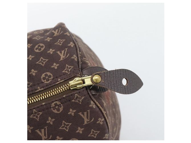 LOUIS VUITTON Monogram Mini Lin Speedy 30 Tasche Braun Ebene M95224 LV Auth gh2314 Damier ebene - Ansicht 14