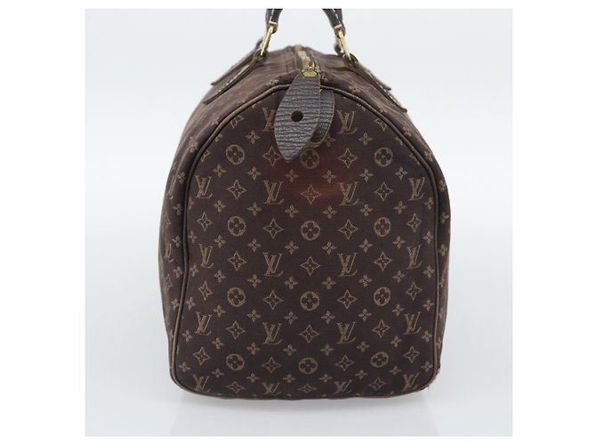 LOUIS VUITTON Monogram Mini Lin Speedy 30 Tasche Braun Ebene M95224 LV Auth gh2314 Damier ebene - Ansicht 5