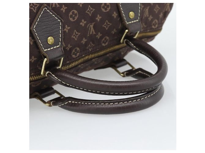 LOUIS VUITTON Monogram Mini Lin Speedy 30 Tasche Braun Ebene M95224 LV Auth gh2314 Damier ebene - Ansicht 7