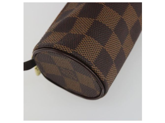 LOUIS VUITTON Damier Ebene Papillon Pouch LV Auth 193410V - vista 11