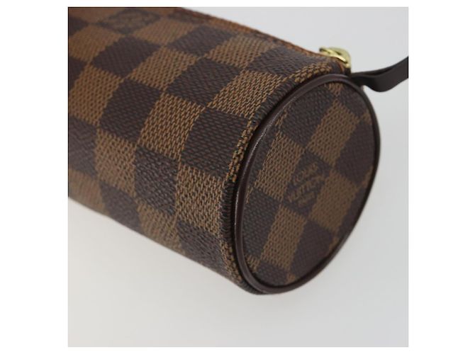 LOUIS VUITTON Damier Ebene Papillon Pouch LV Auth 193410V - vista 12