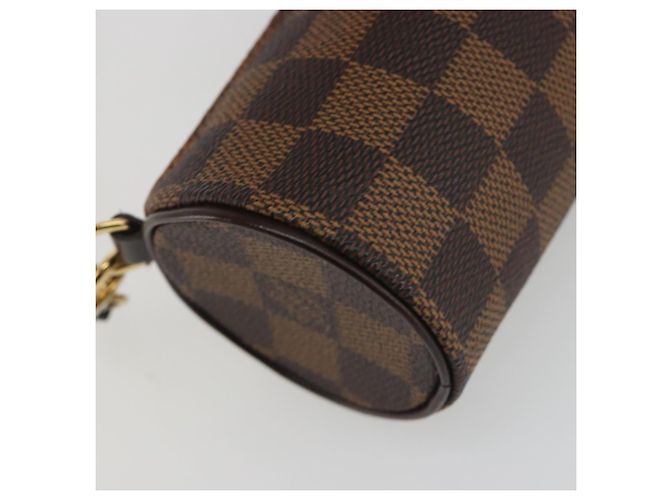 LOUIS VUITTON Damier Ebene Papillon Pouch LV Auth 193410V - vista 13