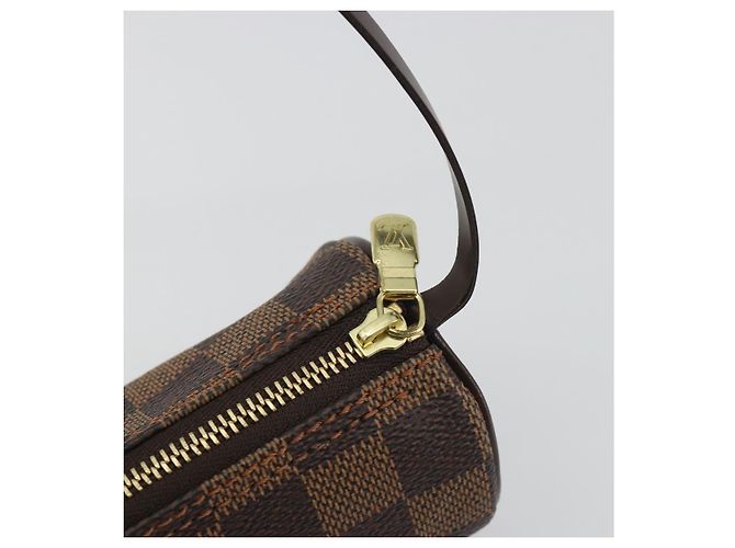 LOUIS VUITTON Damier Ebene Papillon Pouch LV Auth 193410V - vista 14