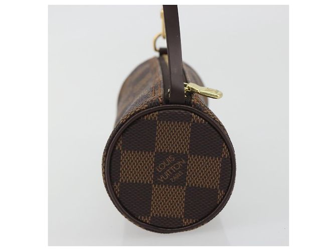 LOUIS VUITTON Damier Ebene Papillon Pouch LV Auth 193410V - vista 5