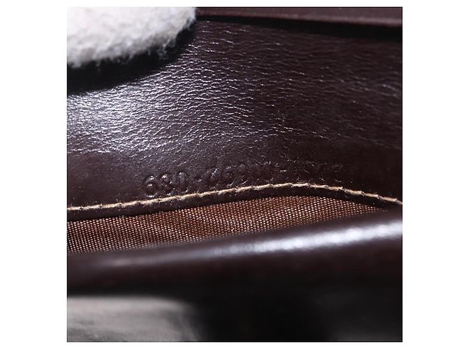 FENDI Zucca Canvas Bifold Wallet Black Brown Auth bs36409 - view 20
