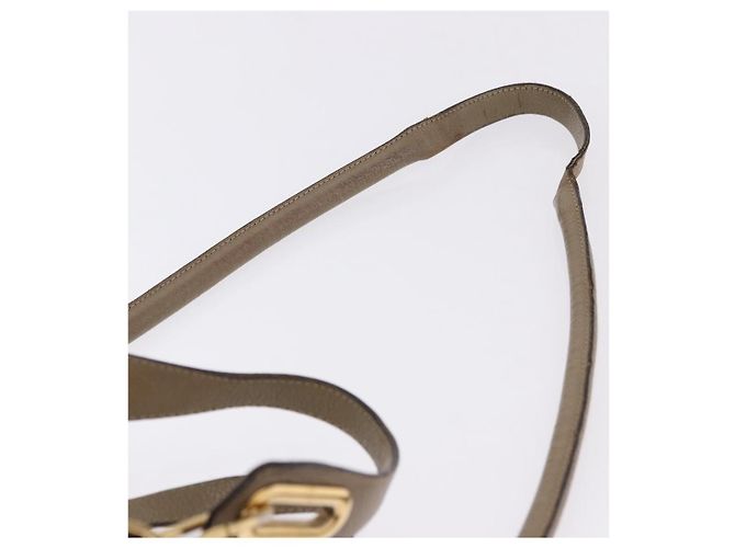 Chloé Borsa a Spalla Chloe Mercy in Pelle 2way Beige Gold Auth bs36433 D'oro - vista 11