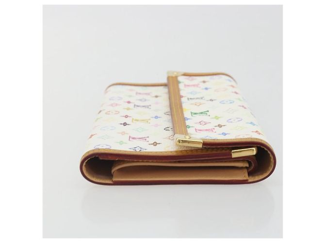 LOUIS VUITTON Monogram Multi Porte Tresor International M92659 Auth BA14626A Bianco - vista 3