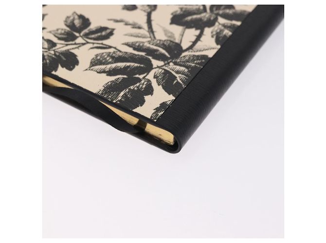 GUCCI NoteBook Canvas Beige Black Auth BA14610M Noir - vue 11